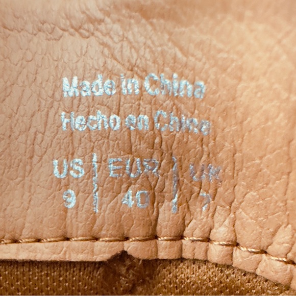 Market & Spruce Chestnut Brown Ankle Boot Stacked Heel Ankle Zipper Size… - Picture 8 of 8